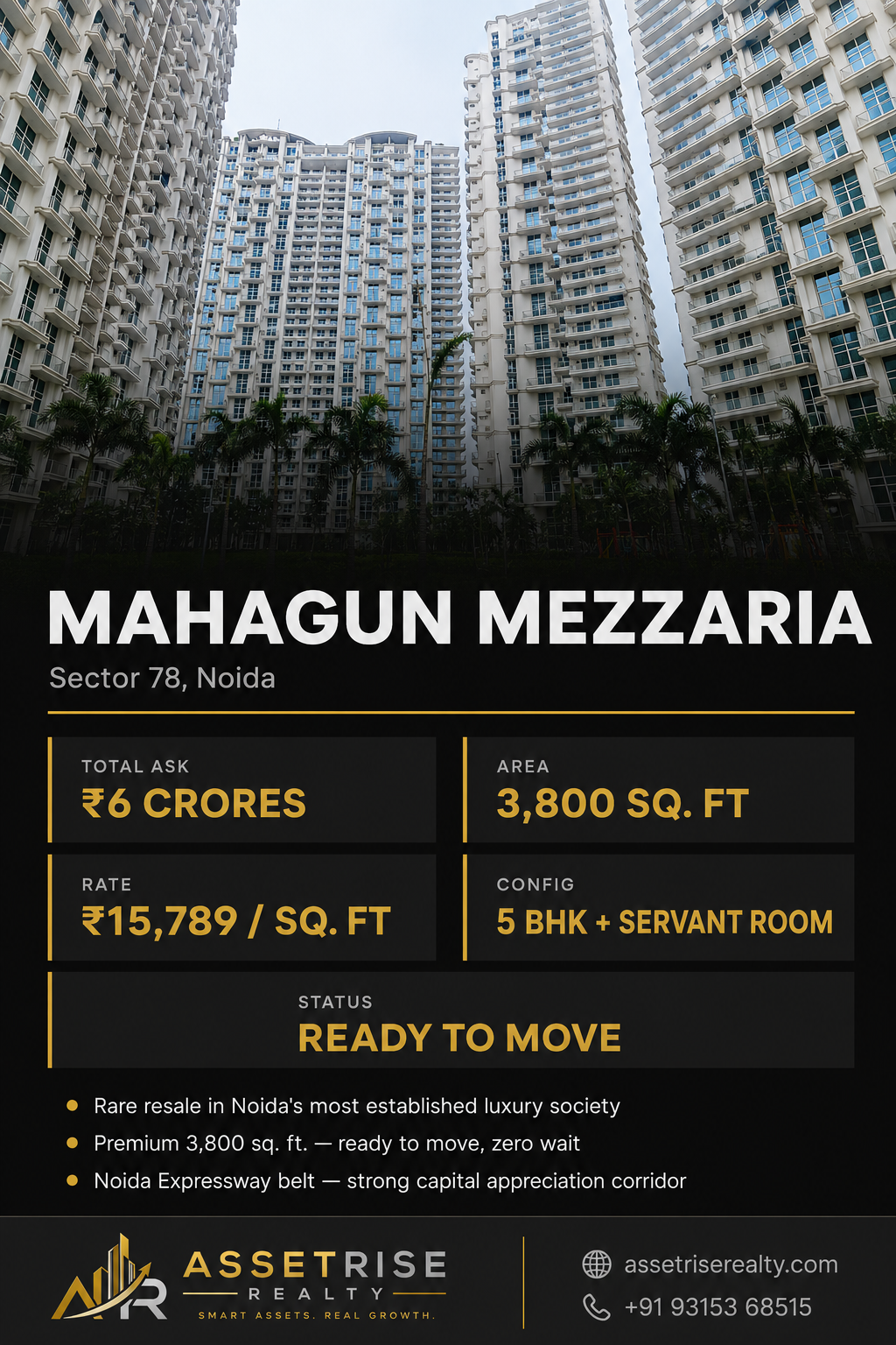 Mahagun Mezzaria — Sector 78, Noida | Luxury Residential Apartment