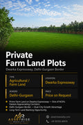 Private Farm Land Plots — Dwarka Expressway, Delhi-Gurgaon Border | Agricultural Land