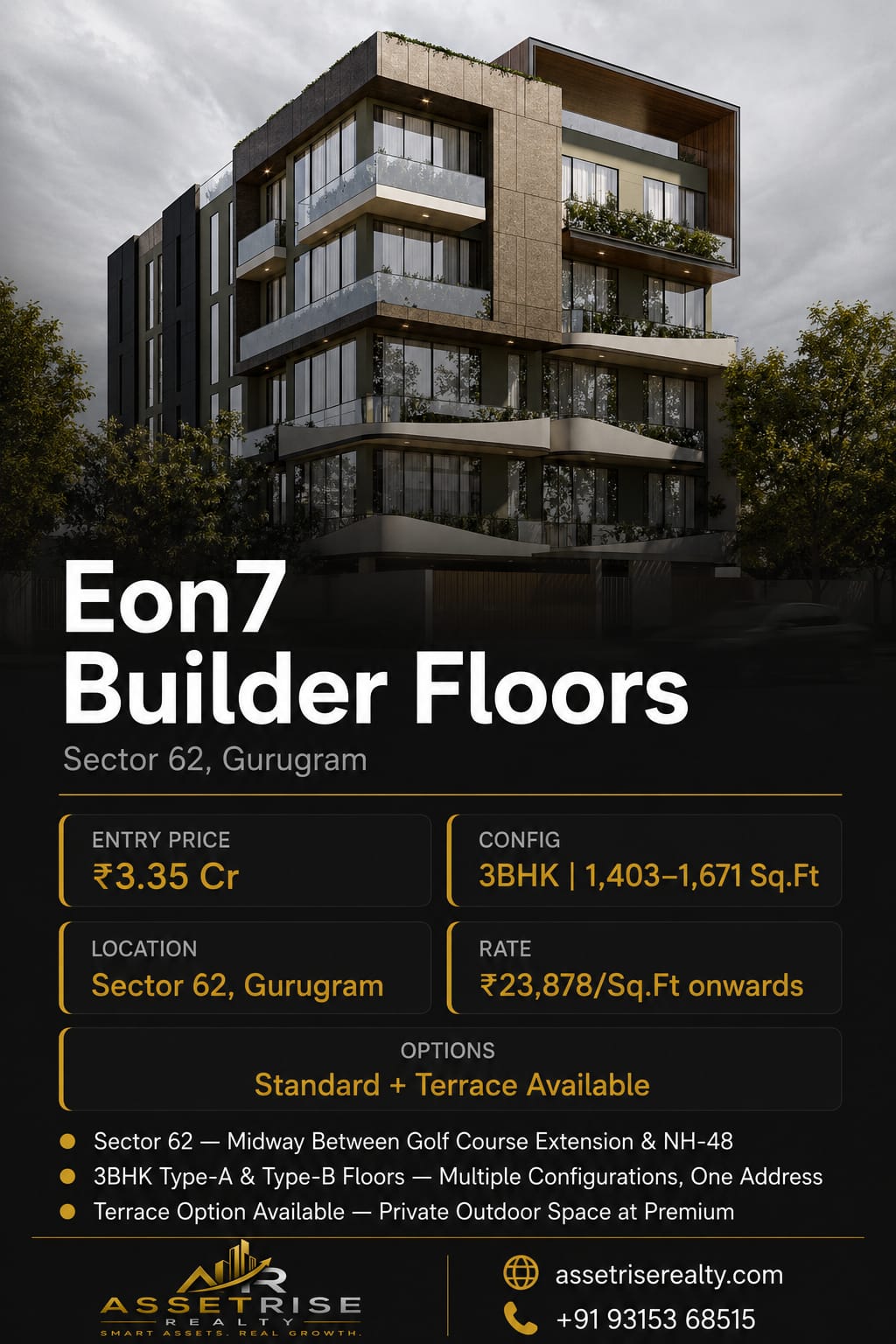 Eon7 Builder Floors — Sector 62, Gurugram | Residential Property