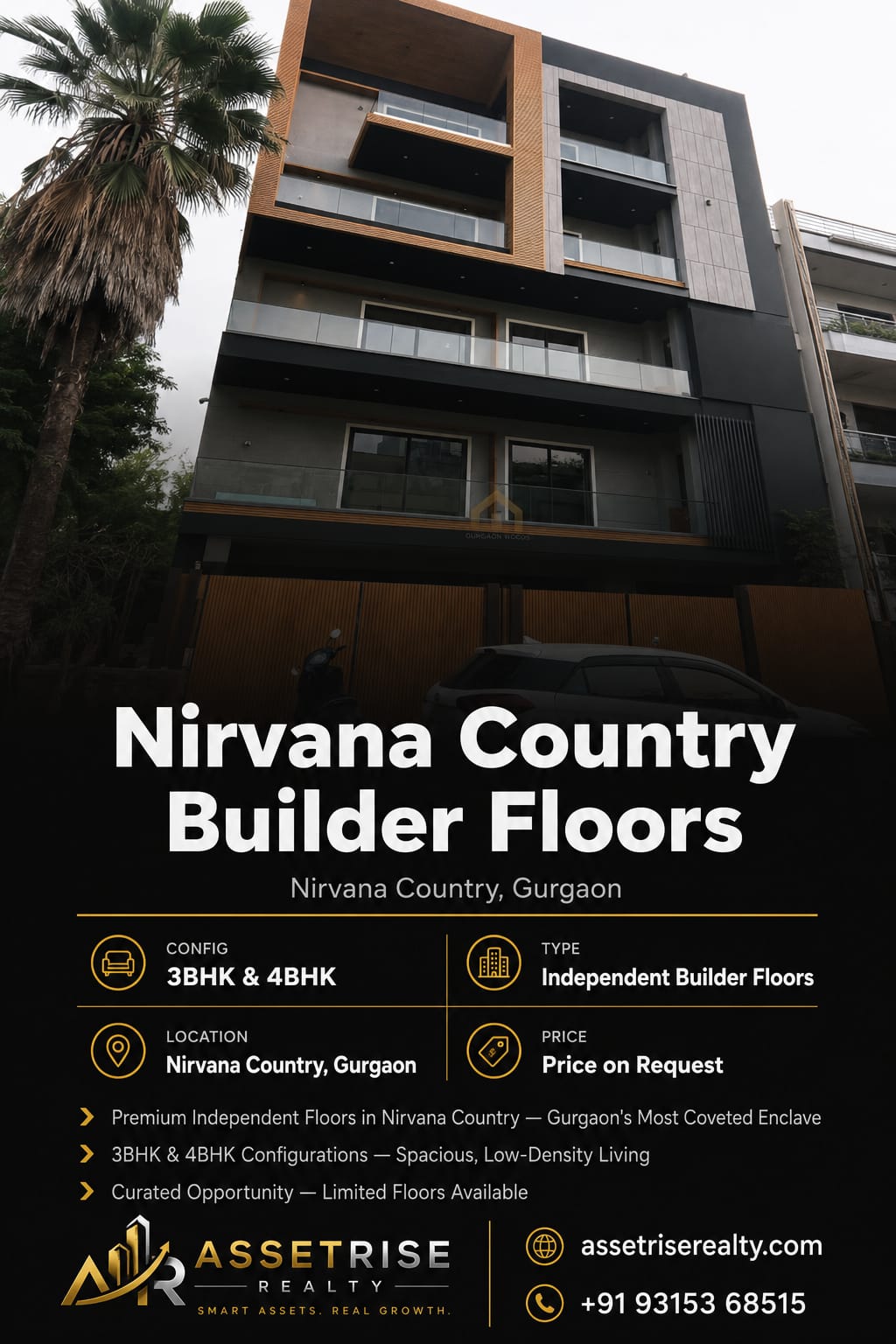 Nirvana Country Builder Floors — Gurgaon | 3BHK & 4BHK Residential