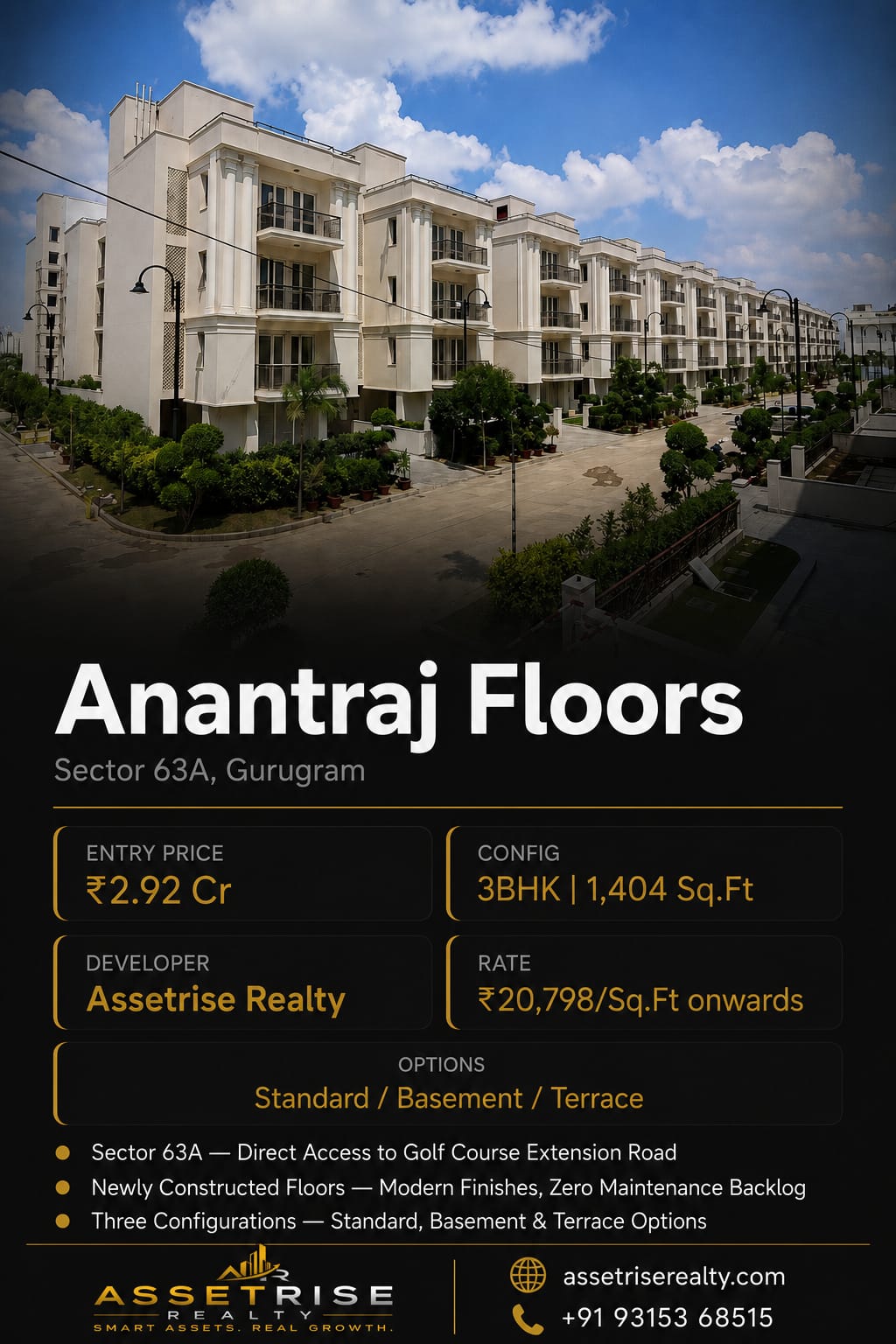 Anantraj Floors — Sector 63A, Gurugram | Residential Property