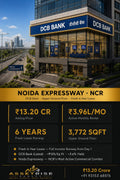 Pre-Leased DCB Bank Branch — Fresh 6-Year Lease, 3,772 Sq Ft | Noida Expressway