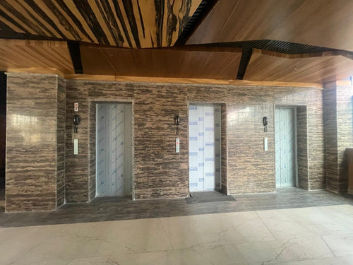Three high-speed passenger lifts — Grade A Office Building, Sector 136 Noida